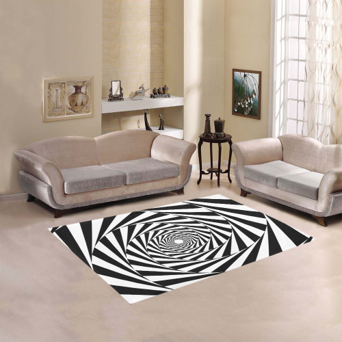 Spiral Area Rug 5'3''x4'