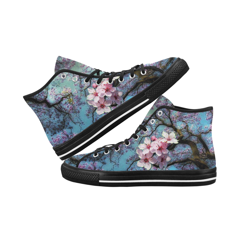 Cherry blossomL Vancouver H Women's Canvas Shoes (1013-1)