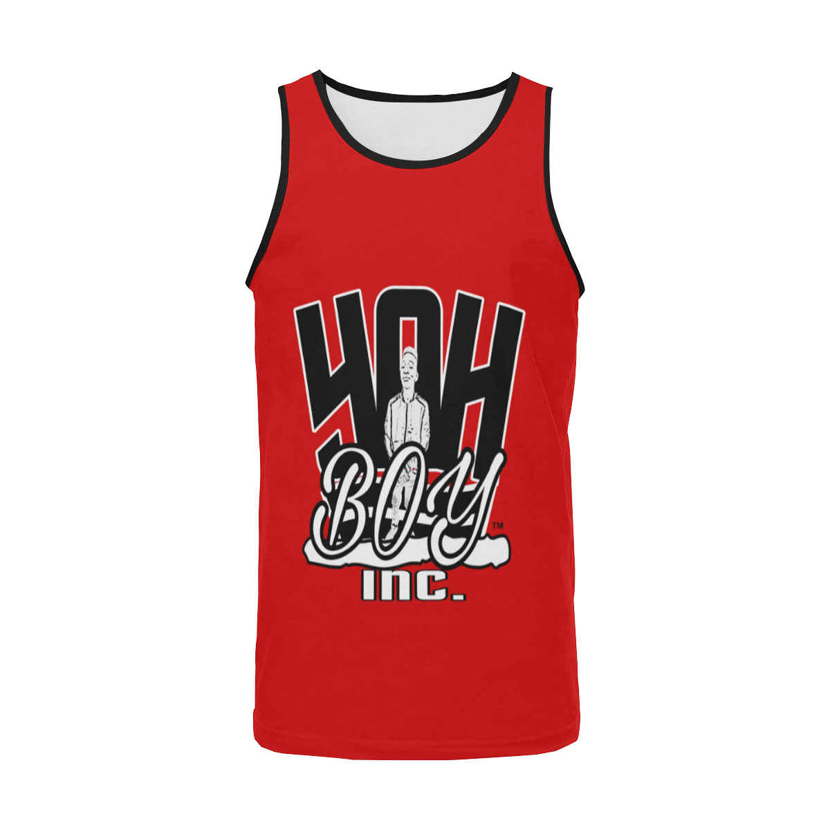YahBoy Inc Red Men's All Over Print Tank Top (Model T57)