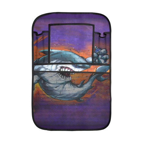 Graffiti Shark Car Seat Back Organizer (2-Pack)