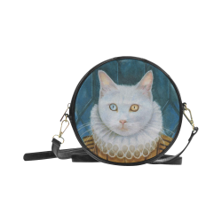 Renaissance Cat Round Sling Bag (Model 1647)