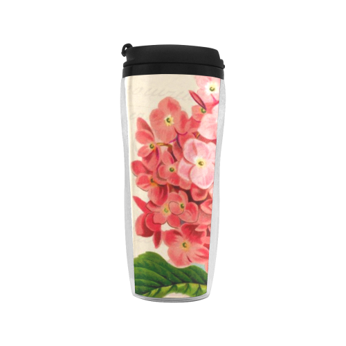 pink hydrangia Reusable Coffee Cup (11.8oz)