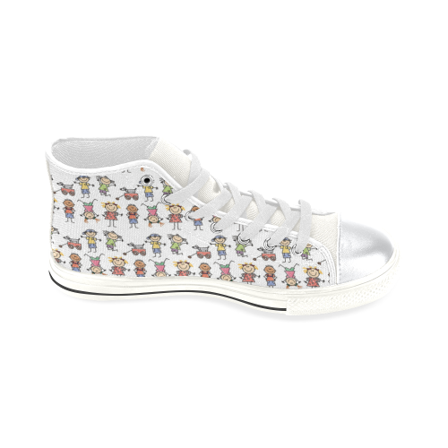 22kd High Top Canvas Shoes for Kid (Model 017)