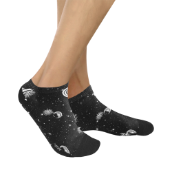 Mystic Stars, Moon and Sun Women's Ankle Socks