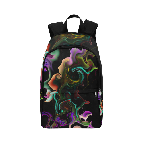 ink marble Fabric Backpack for Adult (Model 1659)