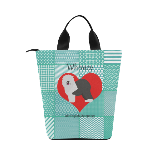 Whimzy quilt.logo Nylon Lunch Tote Bag (Model 1670)