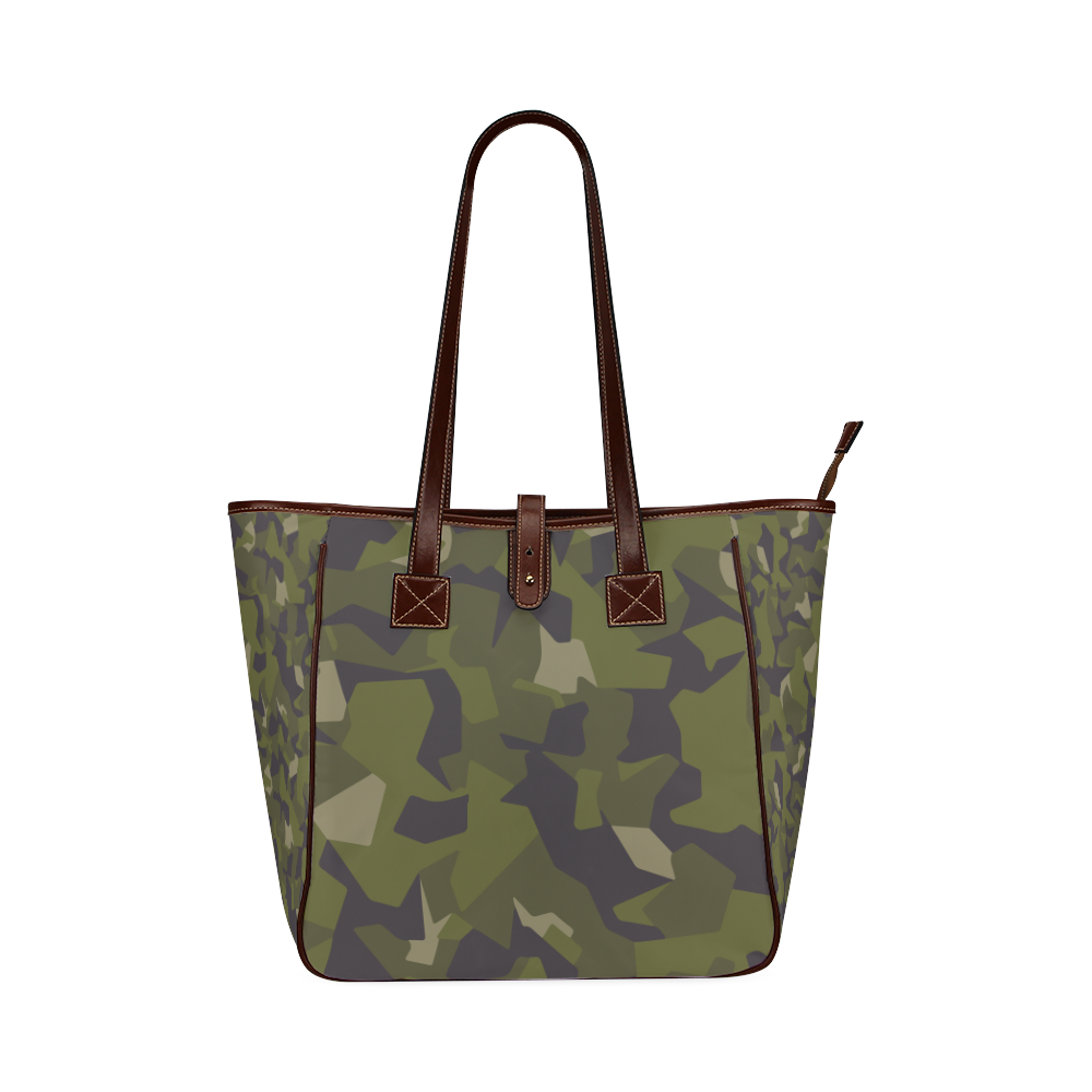 Swedish M90 woodland camouflage Classic Tote Bag (Model 1644)