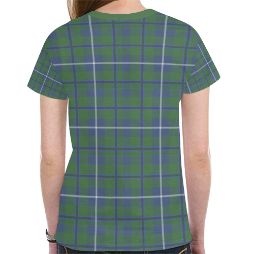 Douglas Tartan New All Over Print T-shirt for Women (Model T45)