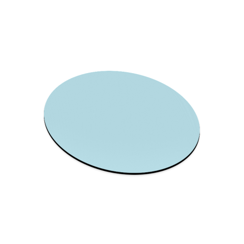color light blue Round Mousepad