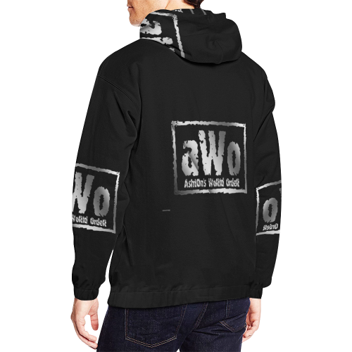 AWO All Over Print Hoodie for Men/Large Size (USA Size) (Model H13)