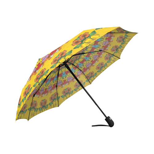 Blooming mandala Auto-Foldable Umbrella (Model U04)