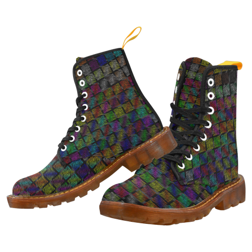 Ripped SpaceTime Stripes Collection Martin Boots For Women Model 1203H