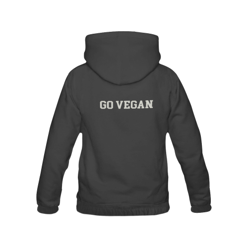 Friends Not Food (Go Vegan) All Over Print Hoodie for Women (USA Size) (Model H13)