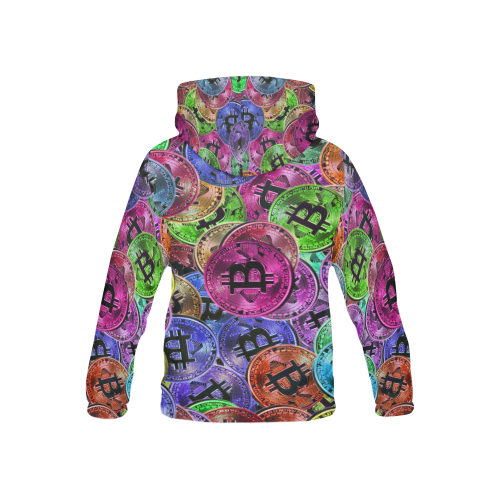 BITCOIN 2 All Over Print Hoodie for Kid (USA Size) (Model H13)