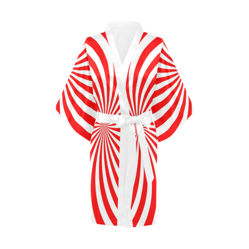 PEPPERMINT TUESDAY SWIRL Kimono Robe