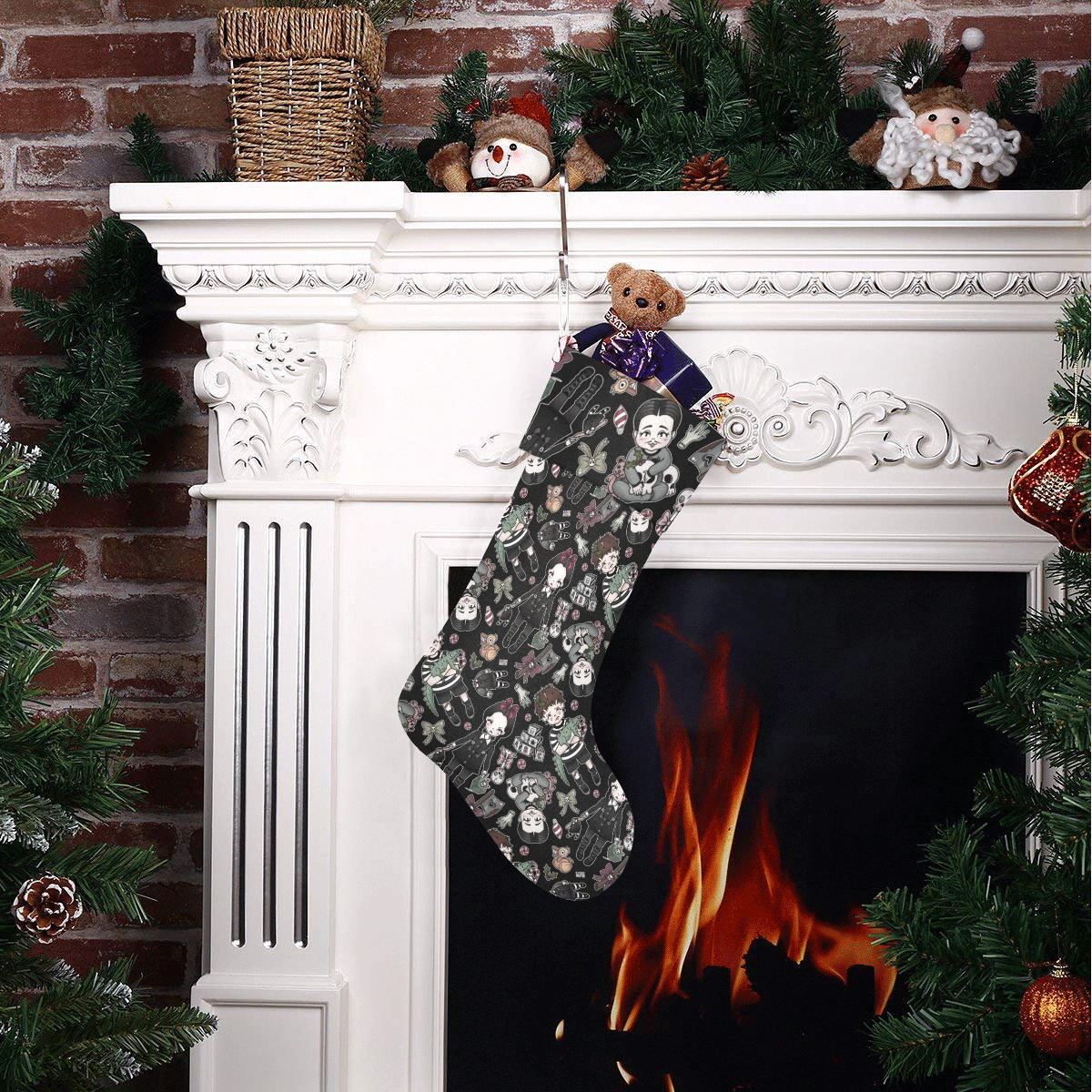 The Addams Stocking Christmas Stocking