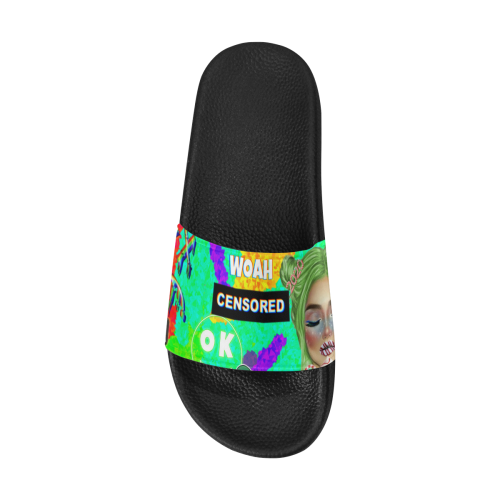 popi flop Men's Slide Sandals (Model 057)