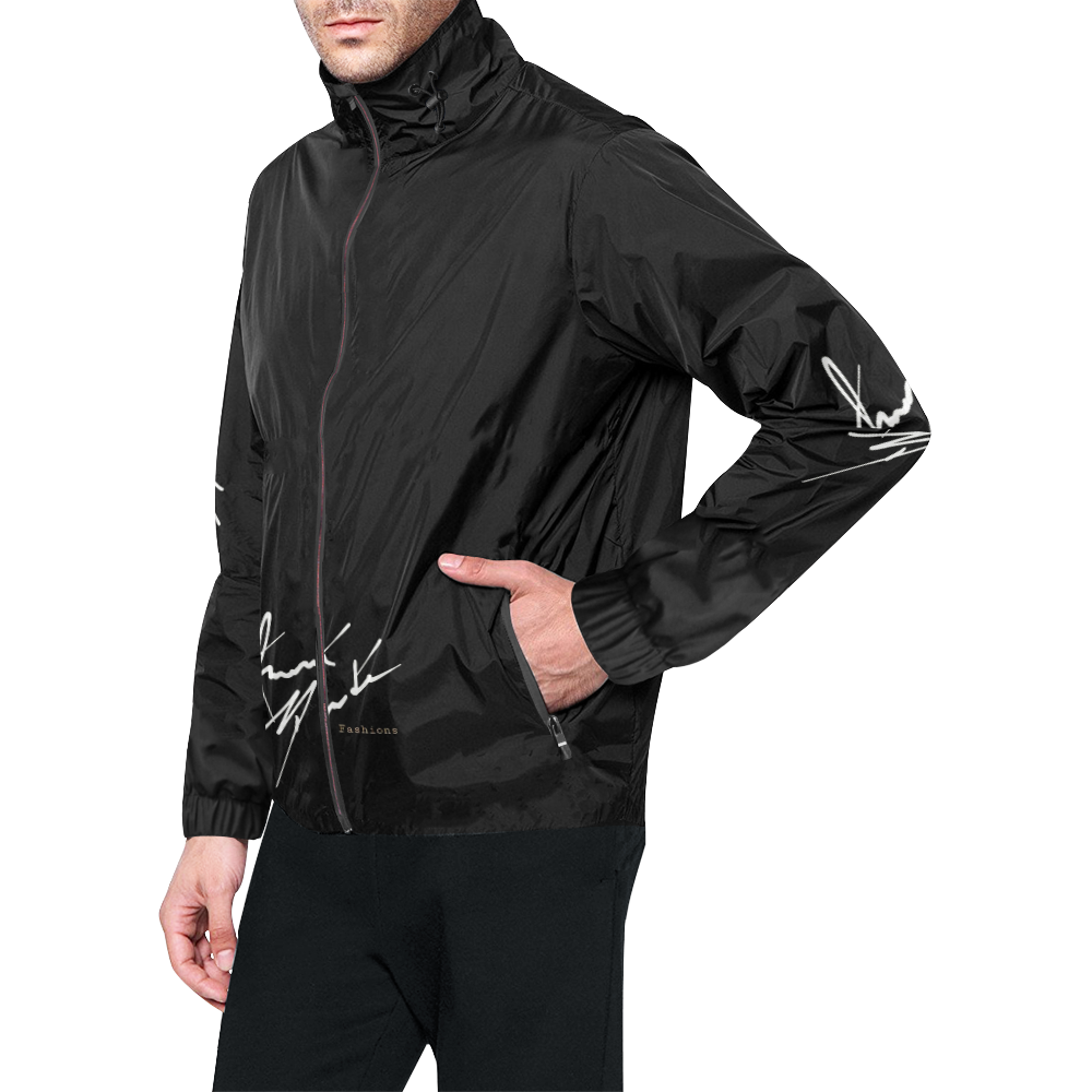 fleece jacket front print Unisex All Over Print Windbreaker (Model H23)
