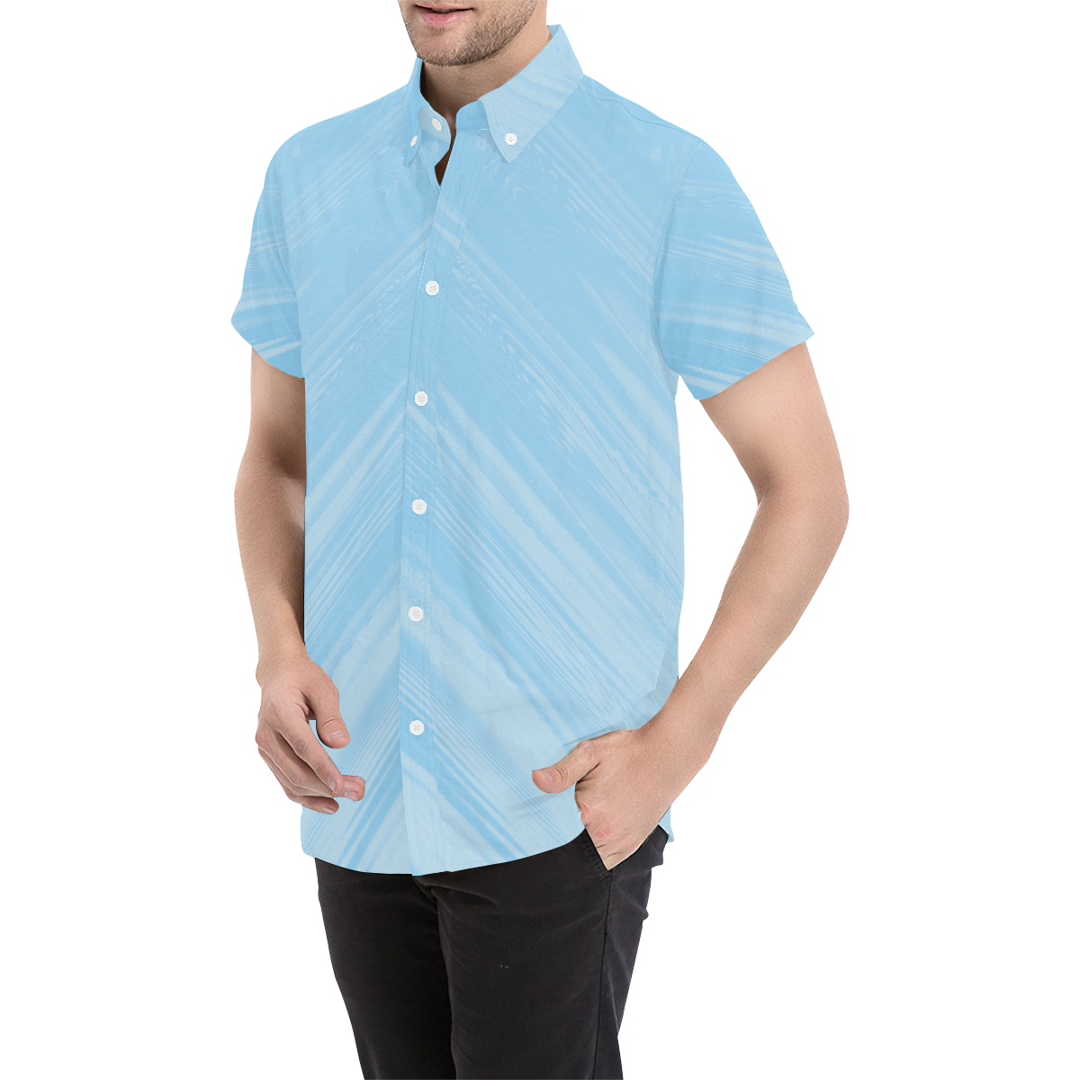Hilbert Grid Men's All Over Print Short Sleeve Shirt (Model T53)