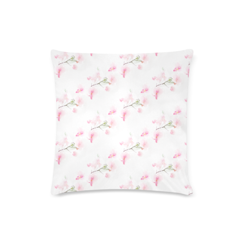 Pattern Orchidées Custom Zippered Pillow Case 16"x16" (one side)