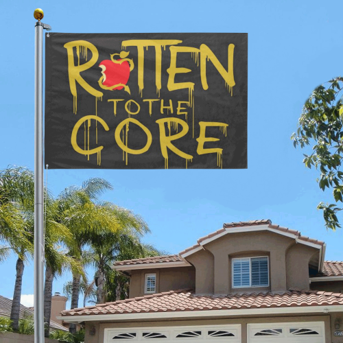 Rotten to the core Garden Flag 70"x47"