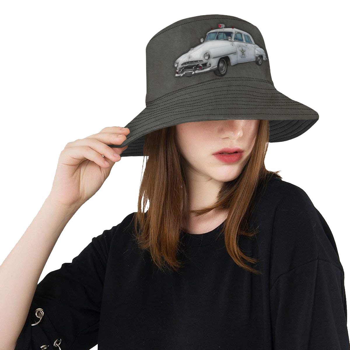 Awesome Dodge Police Car All Over Print Bucket Hat