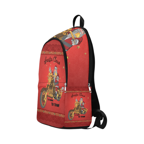 Santa Claus wish you a merry Christmas Fabric Backpack for Adult (Model 1659)