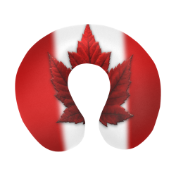 Canada Maple Leaf Neck Pillow U-Shape Travel Pillow