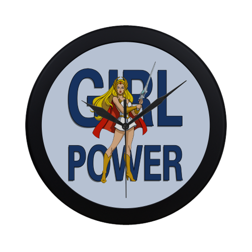 Girl Power (She-Ra) Circular Plastic Wall clock