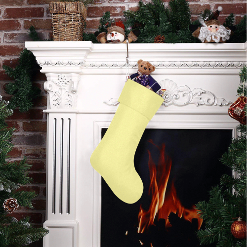 color khaki Christmas Stocking