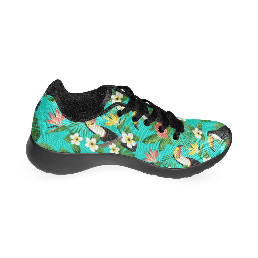 Tropical Summer Toucan Pattern Men’s Running Shoes (Model 020)