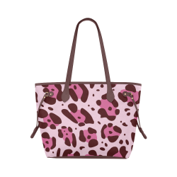 Vector Pattern Clover Canvas Tote Bag (Model 1661)