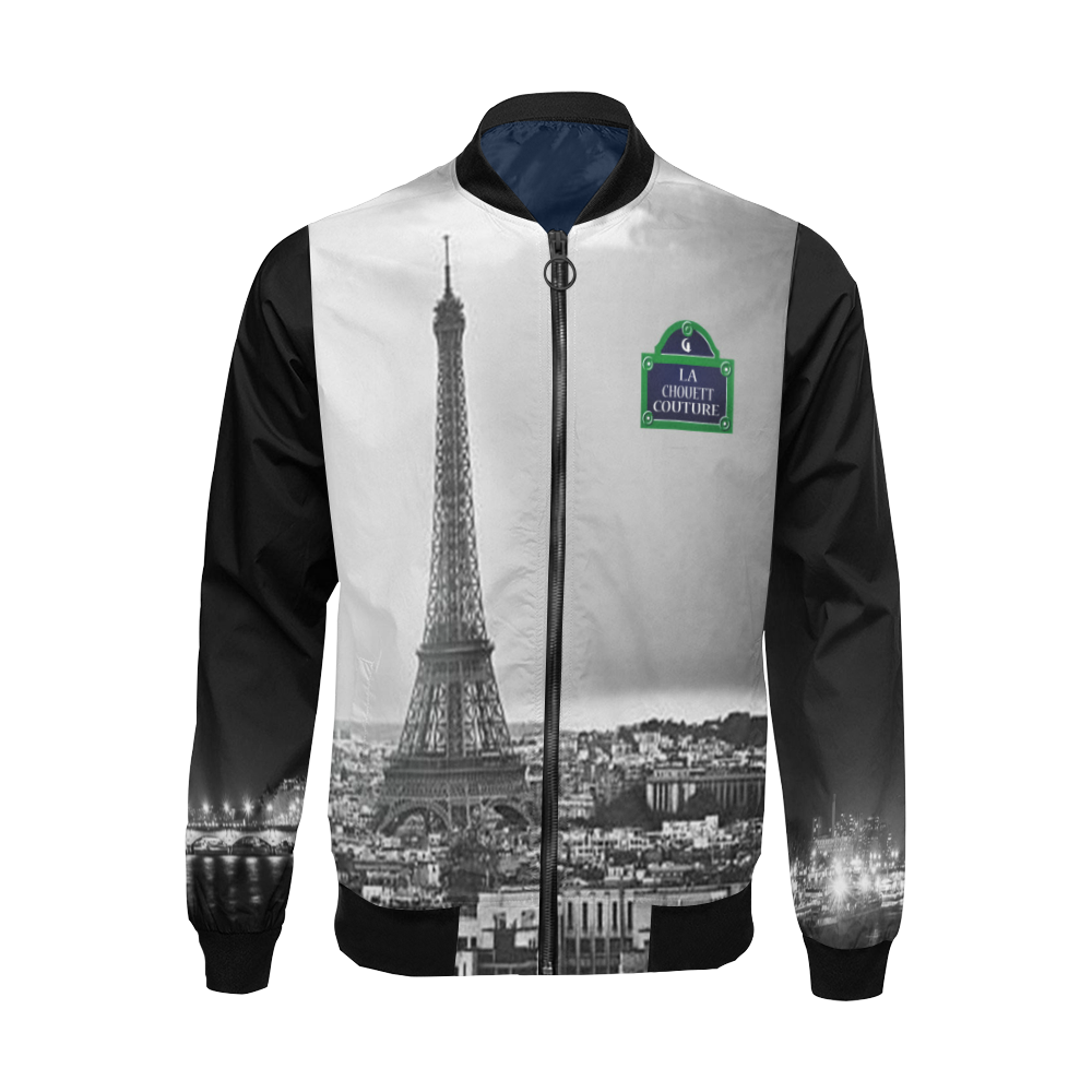 RUE DE PARIS All Over Print Bomber Jacket for Men (Model H19)