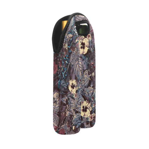 flowers #flowers #pattern 2-Bottle Neoprene Wine Bag