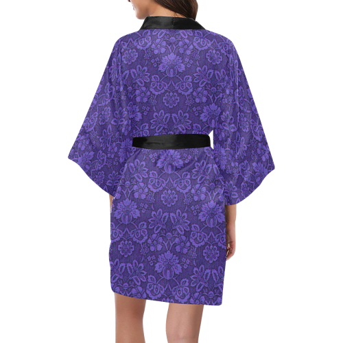 Luxury Purple Kimono Robe
