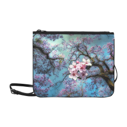 Cherry Blossoms Slim Clutch Bag (Model 1668)