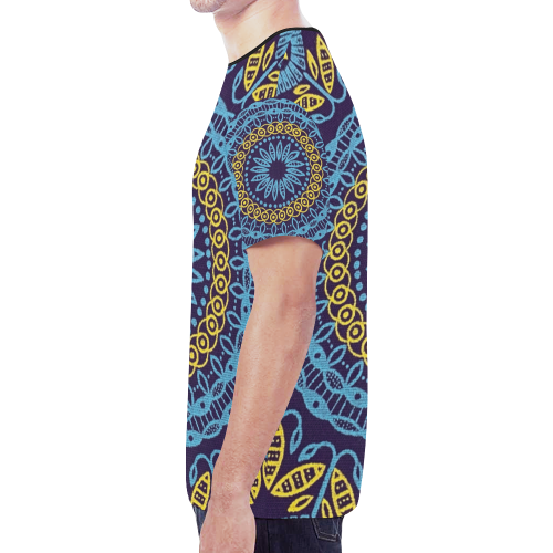 MANDALA PLANETS ALIGN New All Over Print T-shirt for Men (Model T45)