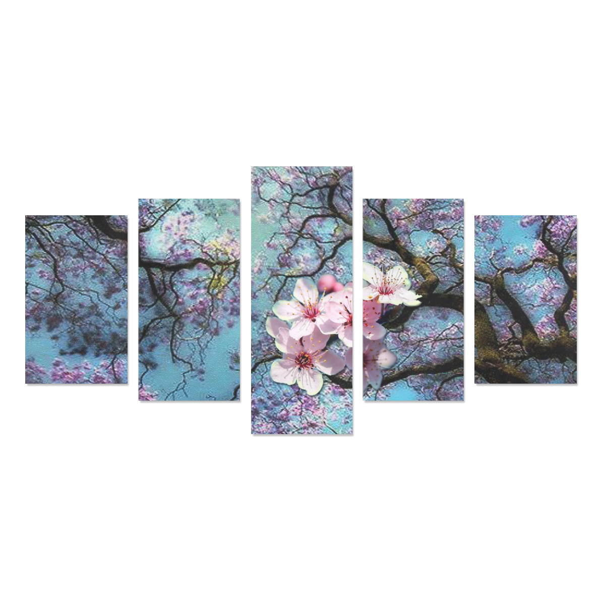 Cherry blossom Canvas Print Sets C (No Frame)