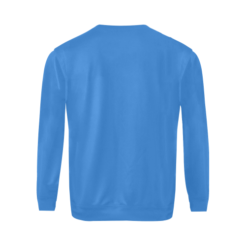 Rise Up Together Crewneck Sweatshirt for Men/Large (Red & Blue) All Over Print Crewneck Sweatshirt for Men/Large (Model H18)