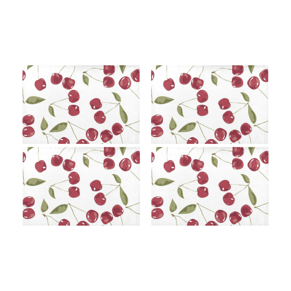 Red Cherries Placemat 12’’ x 18’’ (Set of 4)
