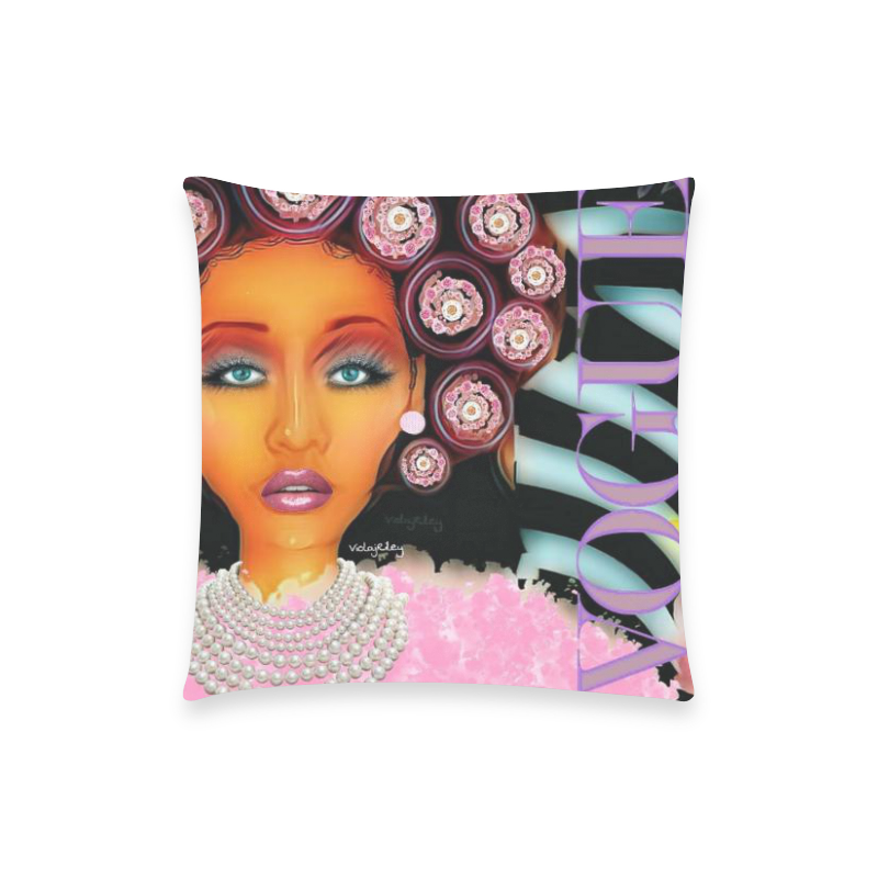 bedtime vogue sing pil Custom  Pillow Case 18"x18" (one side) No Zipper