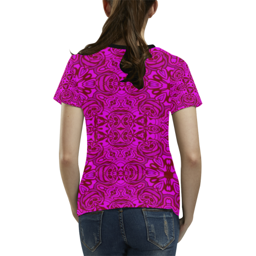 oriental Pattern 7 by JamColors All Over Print T-shirt for Women/Large Size (USA Size) (Model T40)