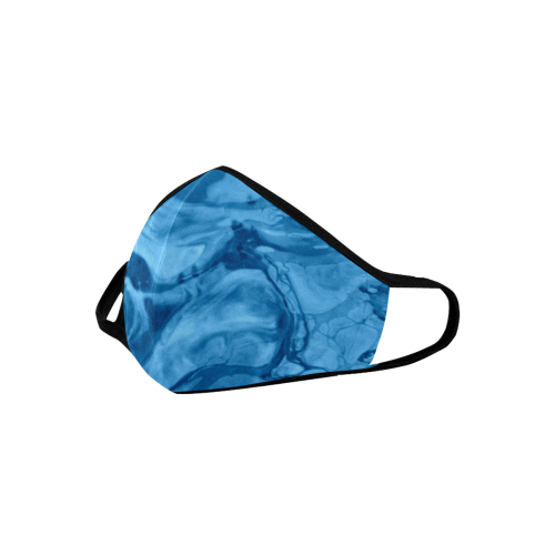 Swirl Blue Face-Mask Mouth Mask