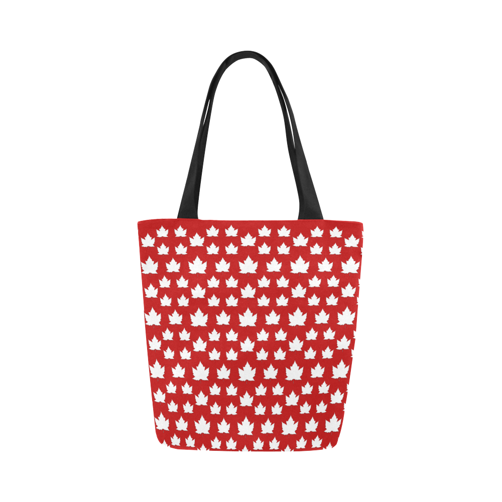 Cute Canada Maple Leaf Tote Bags Canvas Tote Bag (Model 1657)