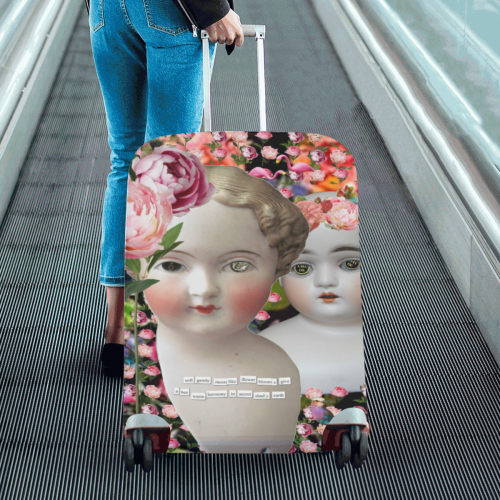 Flower Dolls Luggage Cover/Large 26"-28"