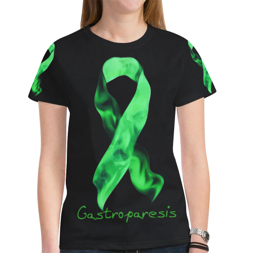 GP gren awareness New All Over Print T-shirt for Women (Model T45)