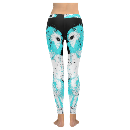 World of Colors Women's Low Rise Leggings (Invisible Stitch) (Model L05)