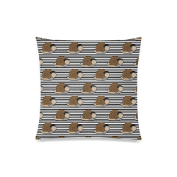 Escargot ~ French Snail Custom Zippered Pillow Case 20"x20"(Twin Sides)