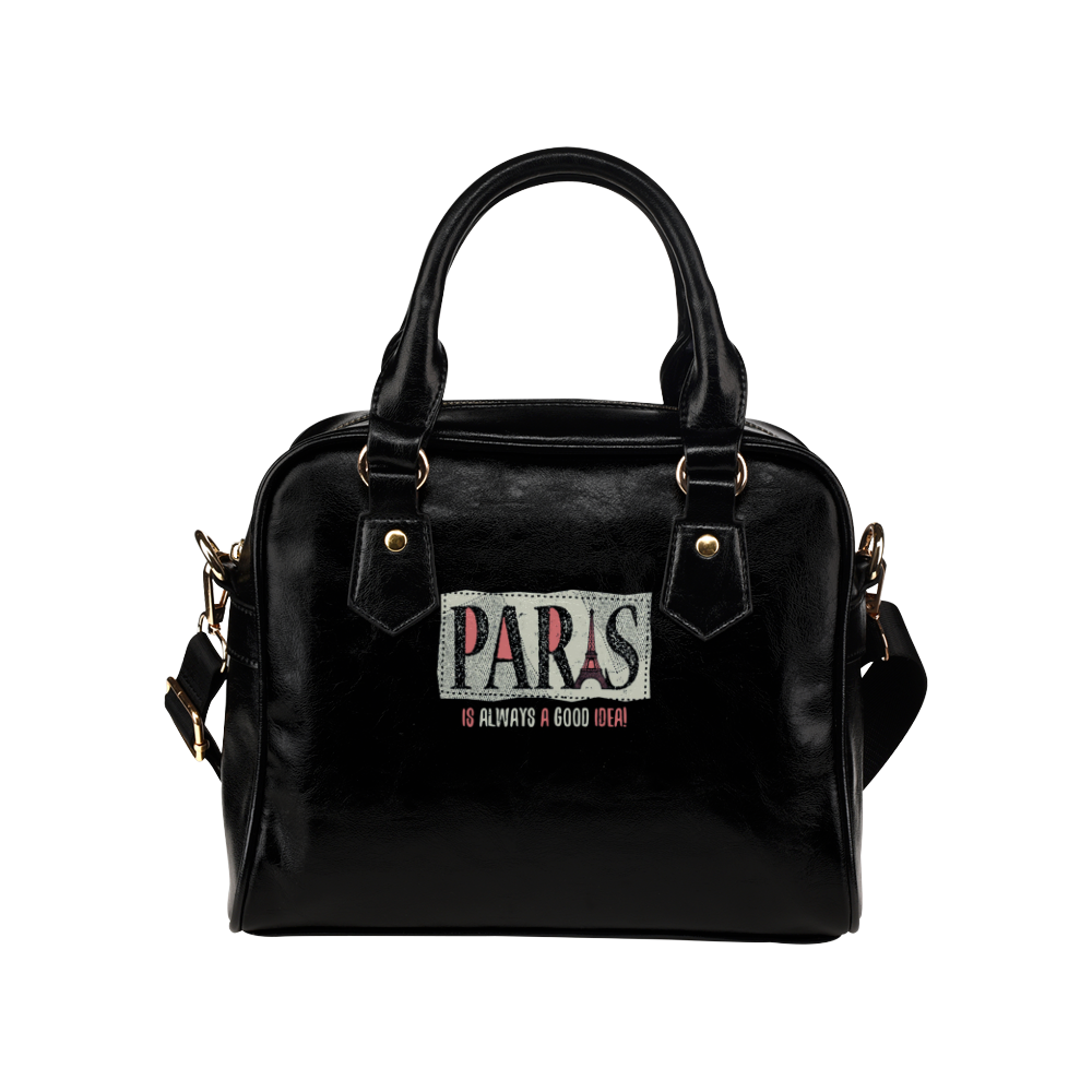 Paris Is Always A Good Idea Shoulder Handbag (Model 1634)