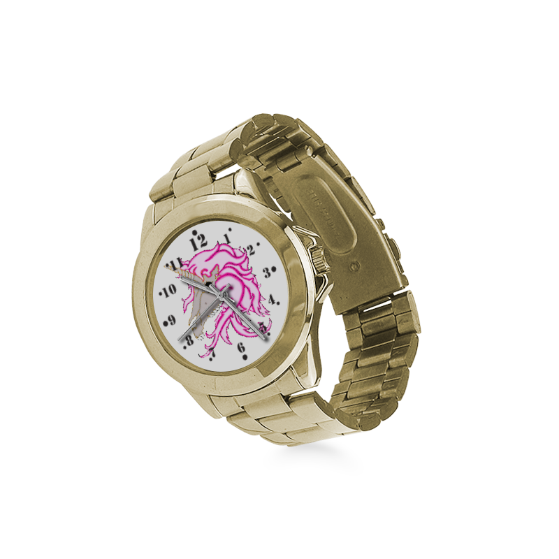 Unicorn Skull Custom Gilt Watch(Model 101)